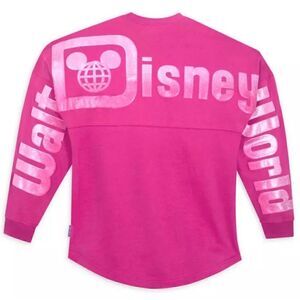 Disney World Spirit Jersey Adults Pink Magenta NWT XS / S WDW Top